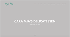 Desktop Screenshot of caramiasdeli.com